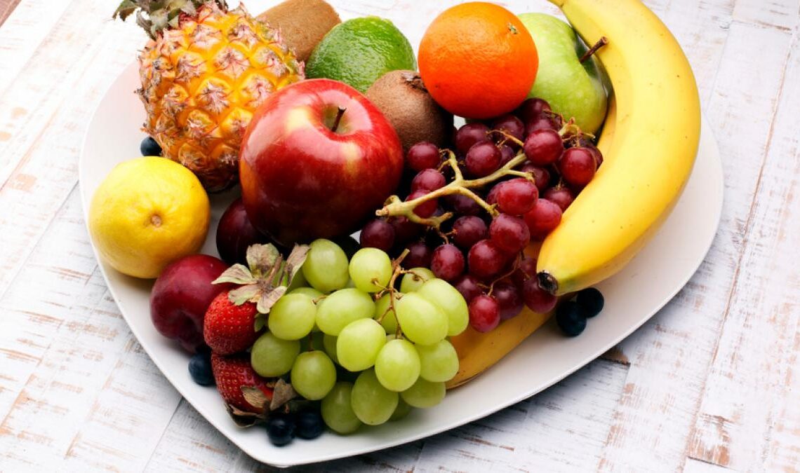 5 porciones de frutas de consumo