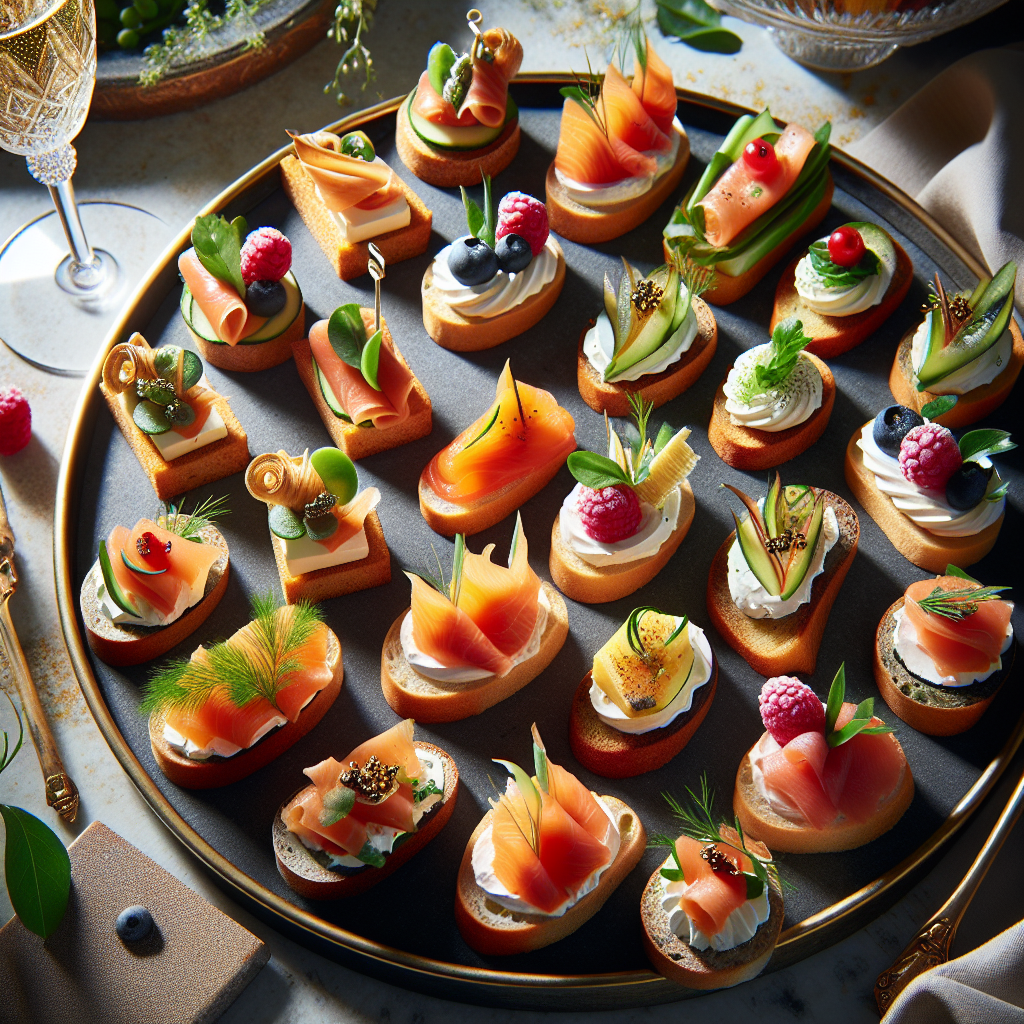 ℹ 10 Increíbles Recetas de Canapés: Perfectos Para Tu Próximo Evento