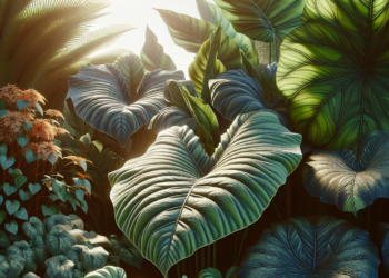 Descubre las más impresionantes plantas de hojas grandes para tu jardín