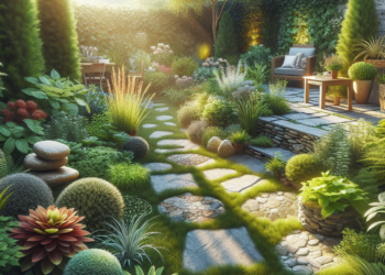 10 Ideas Increíbles de Jardines con Piedras que Transformarán tu Espacio Exterior