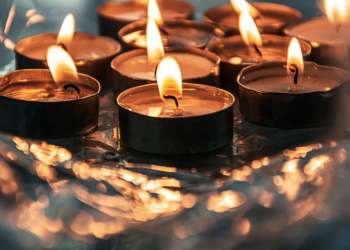 Velas pequeñas artesanales