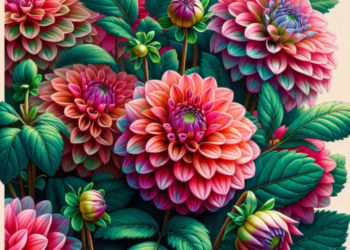 plantas de dalias