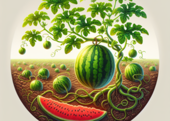 plantas de sandía