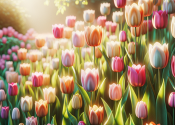 plantas de tulipanes