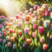 plantas de tulipanes