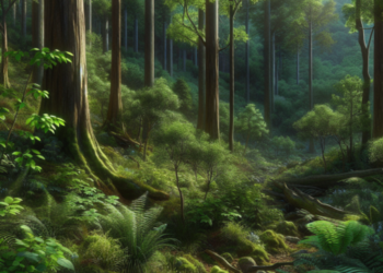 plantas de un bosque